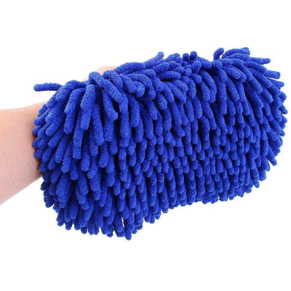 2 in 1 Microfiber for Wash and Dry with Sponge for Bathroom, Car, Table, Kitchen Cleaning amiciKart