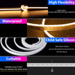 Blue 5M LED Strip Light Flexible Waterproof Decorative String For Diwali, Christmas or Home Décor