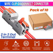 Fast Wire Clip Connectors– Quick Disconnect, No Twisting or Extra Wiring Needed