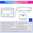 8–30V Battery Capacity Meter with USB/Type-C for 12V/24V LiFePO4 & Lead-Acid – Car/Bike Use