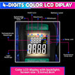 Digital Luxmeter, 200K Lux Photometer with 0.5sec Response Time with 4-Digit Digital Display