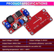 amiciSolar DC-DC Boost, XL6019 Adjustable Step-Up Power Supply Module, Input 3V-35V, Output 5V-40V up to 5A
