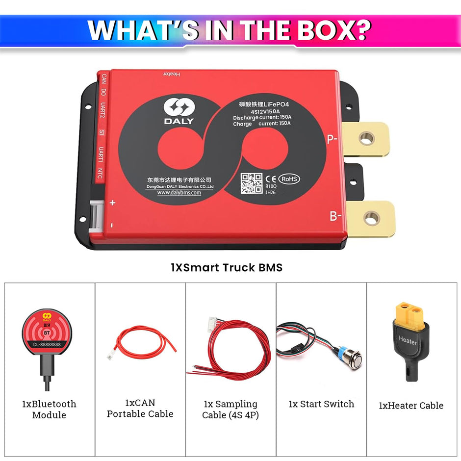 150A 4S 12V Truck/Vehicle Start BMS for Lithium/LFP/LTO Battery Packs