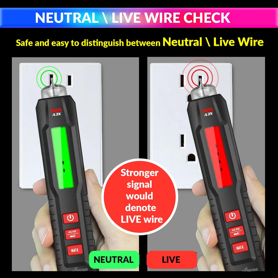 AC/DC Digital Multimeter – 4000 Count TRMS Tester Pen, NCV, Capacitance, Resistance & Frequency amiciKart