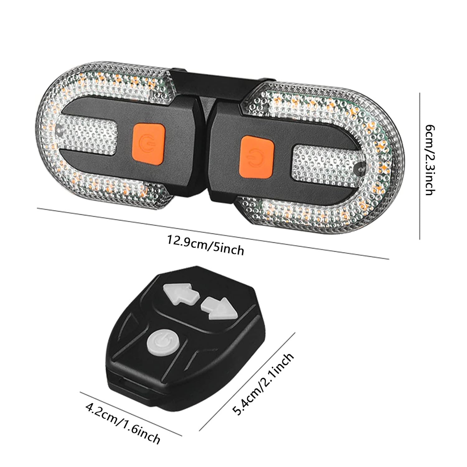 Wireless Tail Light for Bicycle, 38 LED Rechargeable Back Indicator Lights with Remote Control amiciKart c0tmiz-hs.myshopify.com