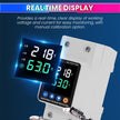 Automatic Over/Under Voltage and Overload Protection Device 63A DIN-Rail with LED Display