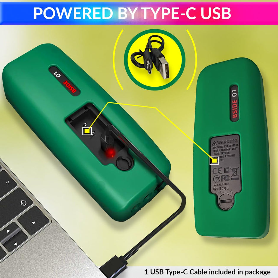 3-in-1 Digital Oscilloscope, Multimeter & Test Pen, Rechargeable, 2.8" TFT, 10MHz Bandwidth