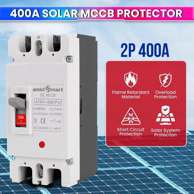 600V DC Circuit Breaker for Solar & Renewable Systems (400A)