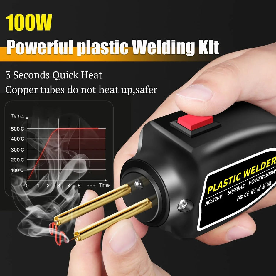 Car Bumper Repair Welder Tool & Staples Kit – 100W Plastic Welding Tool amiciKart c0tmiz-hs.myshopify.com