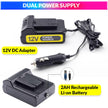 Automatic 150PSI Dual-Power Car & Bike Tyre Inflator, Rechargeable Air Pump