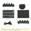 Mini Stereo Headphone Amplifier with Power Adapter