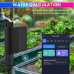 WIFI Smart Solar Water Timer & Irrigation Controller DN20 Valve, IP65 Waterproof, Solar + Type-C Rechargeable, Smart Automated Garden Watering amiciKart