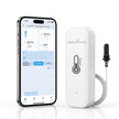 WiFi Smart Temperature & Humidity Sensor with 90cm External Probe, App Alerts