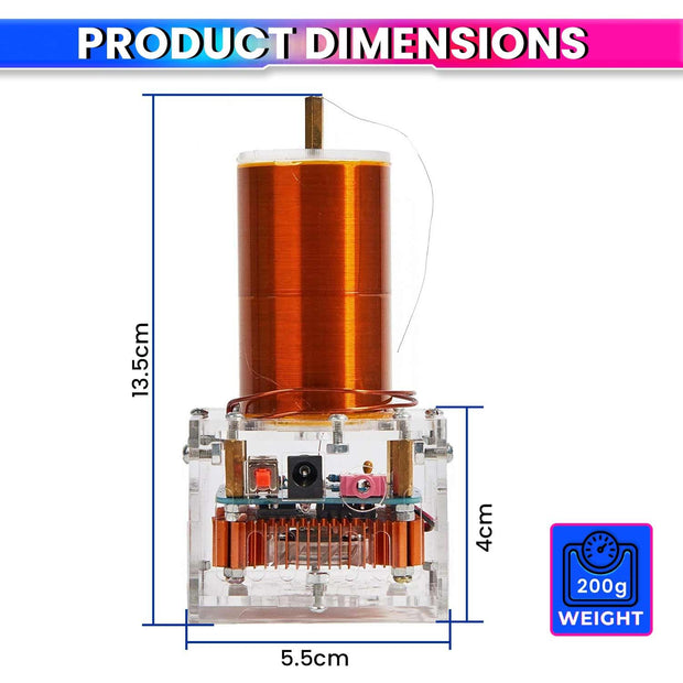 Wireless Music Tesla Coil Kit for High-Tech Science Experiments