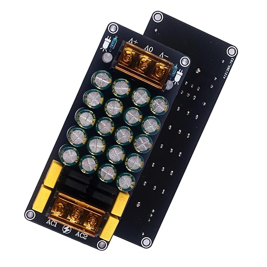1200W Full Bridge Dual Power Supply Rectifier Board – 100V 12A Peak with 20 Low-ESR Capacitors