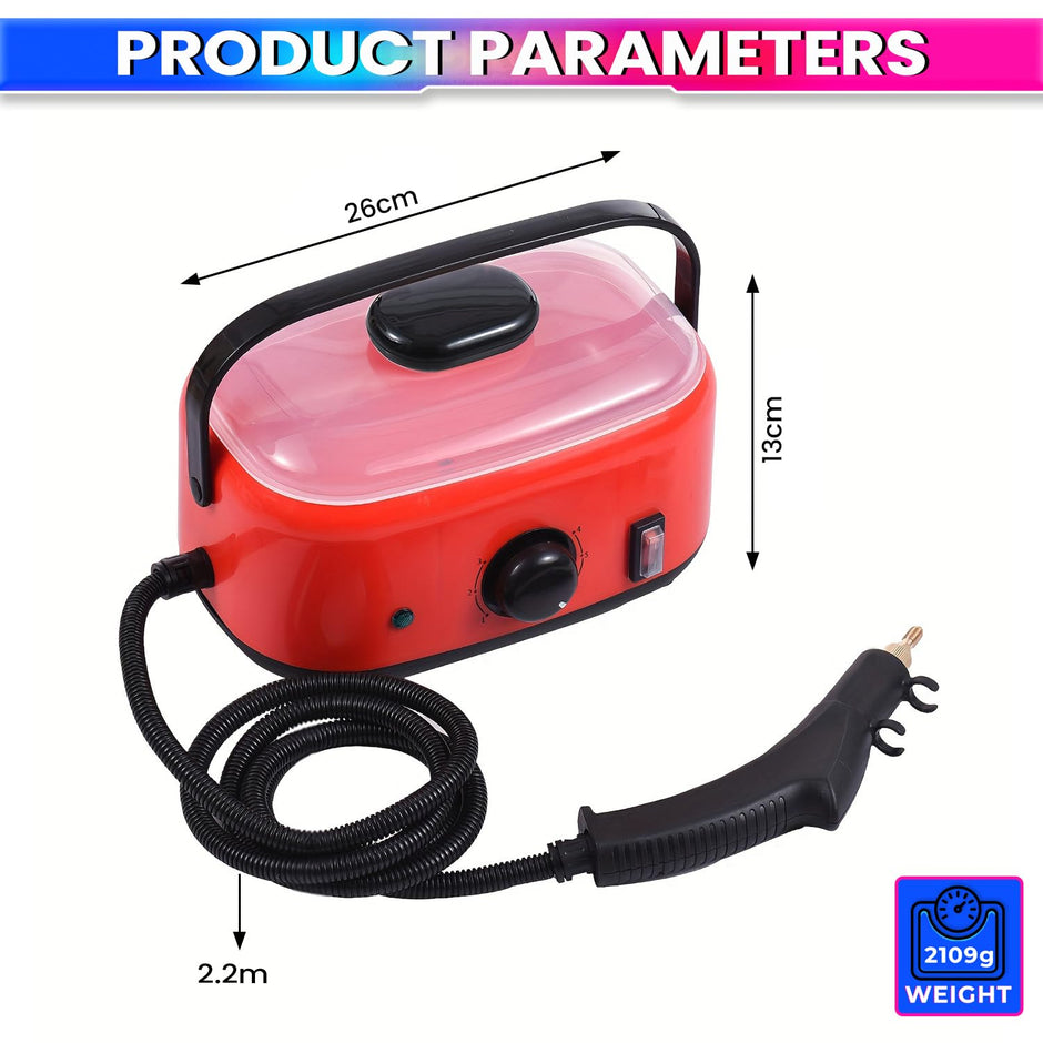 1300W High-Pressure Steam Blasting Machine Portable Steam Cleaner with 1.5L Water Tank