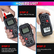 Wood Moisture Meter Digital Humidity Tester for Wood, Cement Motor, Wall, Firewood, Paper, etc