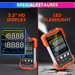 Battery Internal Resistance Tester with Auto/Manual Detection & Kelvin 4-Terminal Sensing