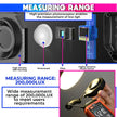 Dual-Power Luxmeter – 200K Lux Light Meter with 360° Rotating Sensor & Alarm