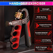 Adjustable Hand-Grip Exerciser,Digital LCD Counter,4mm Carbon Steel Spring, 5~100Kg amiciKart c0tmiz-hs.myshopify.com