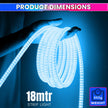ICE-BLUE Waterproof LED Rope Light for Home, Garden, Events & Décor Flexible Decorative Strip Light 18M amiciKart c0tmiz-hs.myshopify.com