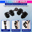 Premium Knee Support Brace- Post OP Splints Adjustable Length for Enhanced Comfort/Mobility