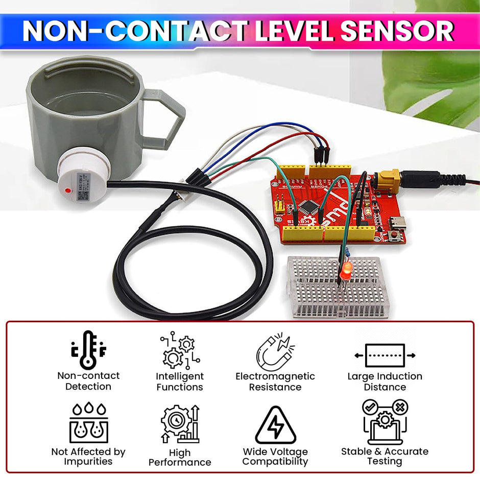 XKC-Y25-NPN Non-Contact Liquid Level Detector Sensor Switch Input Voltage DC 5~12VDC 5mA