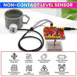 XKC-Y25-NPN Non-Contact Liquid Level Detector Sensor Switch Input Voltage DC 5~12VDC 5mA