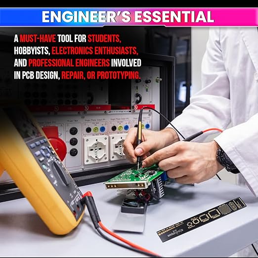 PCB Ruler – Gold-Plated FR4 Circuit Board Reference Tool, 15cm with Footprints & Pinouts amiciKart c0tmiz-hs.myshopify.com