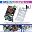 amiciSolar 6A DC-DC Buck Converter 10-90V to 1.5V-60V Step-down Power Voltage Regulator Module – Adjustable Output for Electronics & more