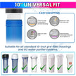 Universal 10-Inch Spun Filter for RO Water Purifier – 5 Micron Sediment Pre-Filter Cartridge