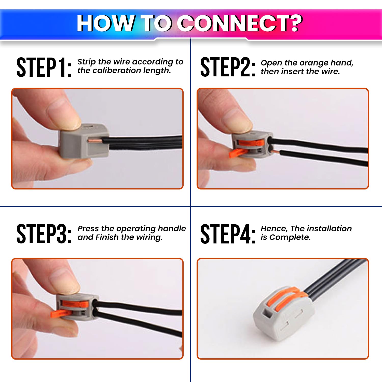 Fast Wire Clip Connector – Quick Disconnect, Tool-Free Installation amiciKart c0tmiz-hs.myshopify.com