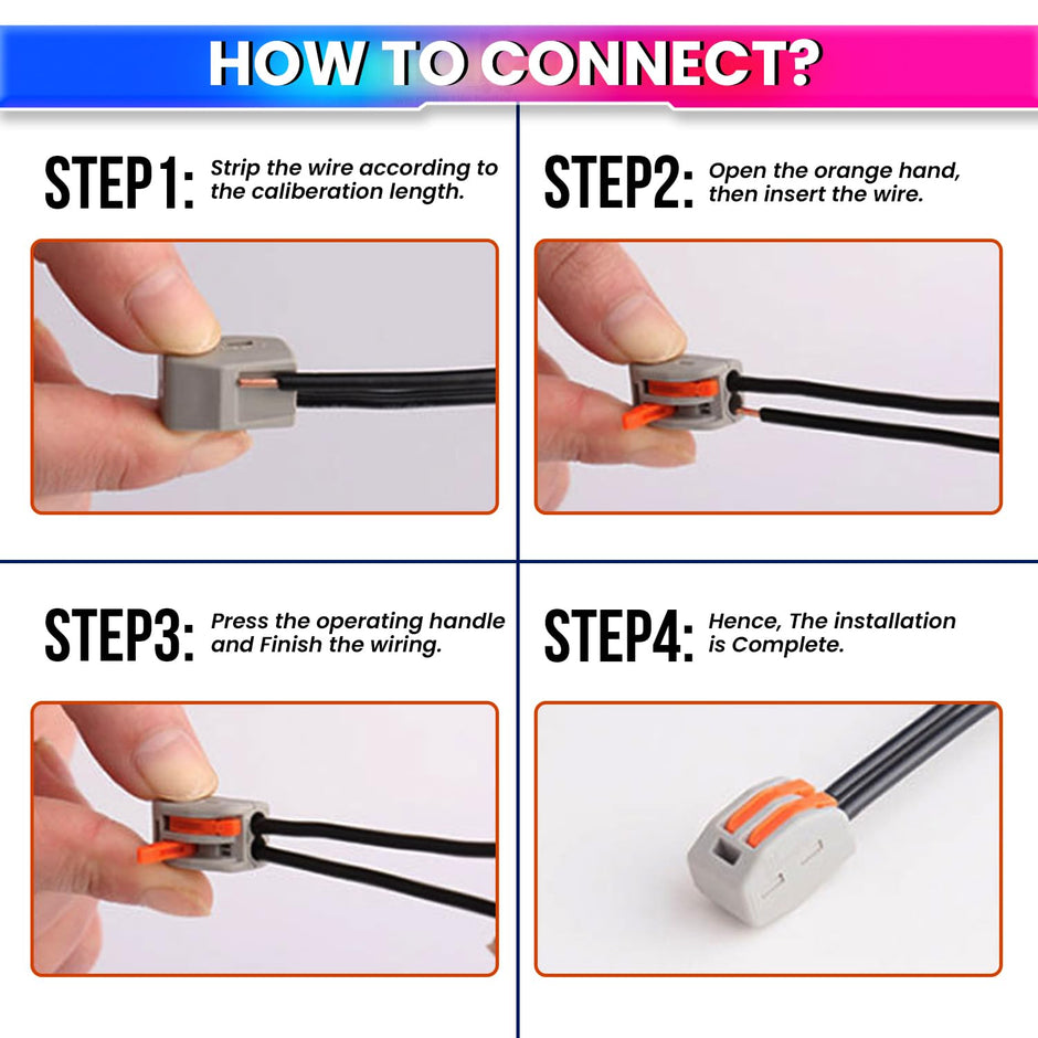 Fast Wire Clip Connector – Quick Disconnect, Tool-Free Installation amiciKart c0tmiz-hs.myshopify.com
