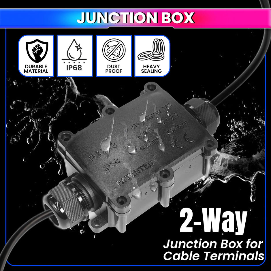 Junction Box – IP68 Waterproof Heavy-Duty Electrical Connector(450V 41A)for Cable Terminals amiciKart c0tmiz-hs.myshopify.com