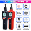 2-in-1 Digital Laser Tachometer RPM Meter, Handheld with 9V Battery (Up to 99,999 RPM) amiciKart c0tmiz-hs.myshopify.com