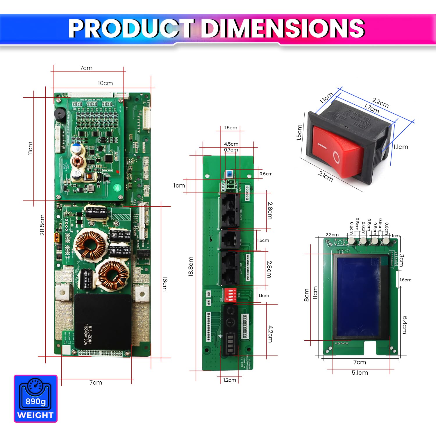 Home Energy Storage System DALY ESS BMS 16S 48/51.2V Lithium Battery Pack|150A