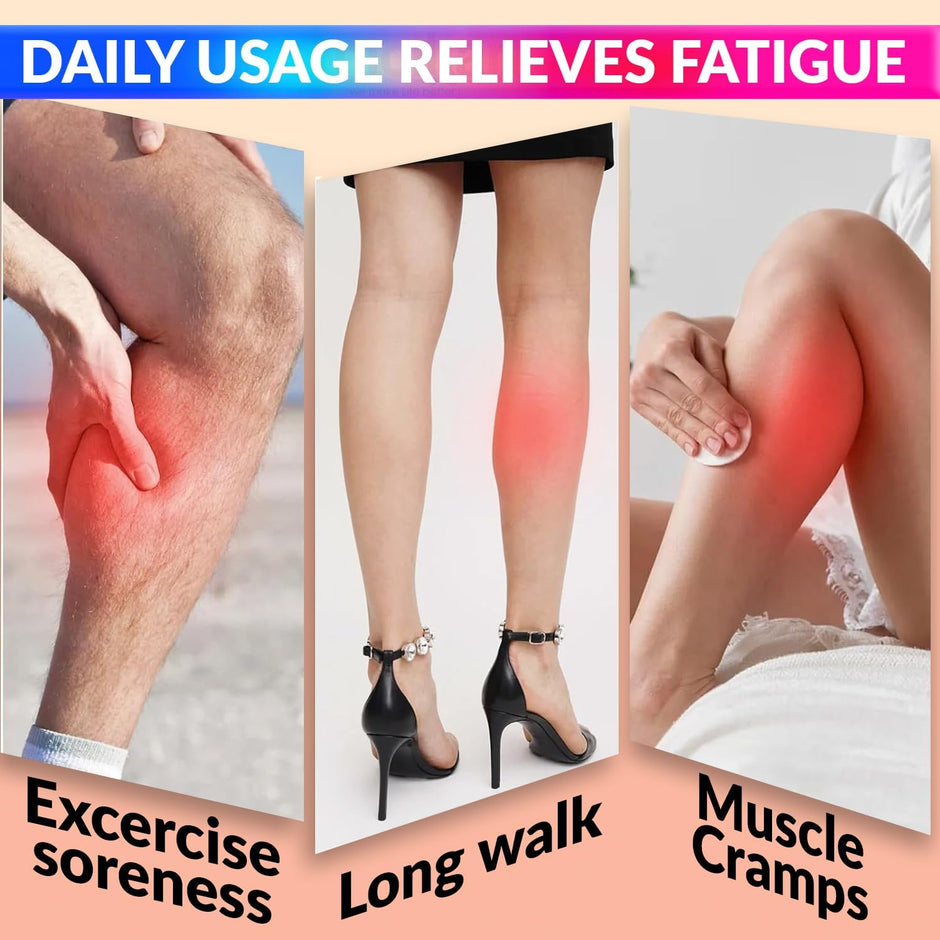 Leg Massager, Air Pressure Calf Massager with 3 Working Mode and Hot Compress