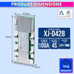 4S 12V 100A BMS for LiFePO4 Battery with 1A Active Balancer