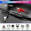 Wireless Car Battery Analyzer – 100~2000 CCA, 6/12V Cranking & Charging Tester with Bluetooth App amiciKart