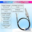 SHT30 Temperature & Humidity Sensor Module – RS485 Modbus RTU, I²C, 100cm Cable