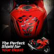 Suzuki Hayabusa GSX1300R Gen 3 3D Tank Pad – UV Resin, Scratch-Resistant, Custom Fit Fuel Tank Protector