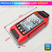 7-in-1 Digital Moisture Meter – Digital Hygrometer For Wall, Wood, Building Materials with Temp Display