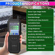 Nuclear Radiation Detector Handheld Geiger Counter with LCD Display, Real-Time Monitoring, Built-in Alarm & Rechargeable Battery