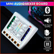 Audio Interface with DJ Mixer Live Sound Card Effects and Voice Changer amiciKart c0tmiz-hs.myshopify.com