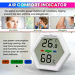 Digital Hygrometer Thermometer – Fast 1.5s Sampling Large LCD Display with Temperature & Humidity Monitor for Home, Office & Labs amiciKart