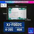 4S–20S 40A Smart BMS for LiFePO4 Battery Pack | Cell Balancing with NTC Protection
