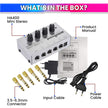 Mini Stereo Headphone Amplifier with Power Adapter