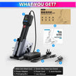 550W Hot Air Gun with PID Temperature Control 20-Level Adjustable Airflow Auto-Cooling Soldering, PCB Repair & Heat-Shrink