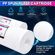 Universal 10-Inch Spun Filter for RO Water Purifier – 5 Micron Sediment Pre-Filter Cartridge