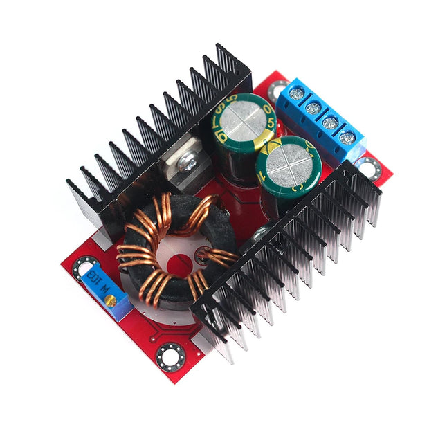 150W DC to DC Converter - 10A Adjustable Step-Up Boost Converter, 10~32V Input to 12~35V Output, High-Efficiency Power Supply